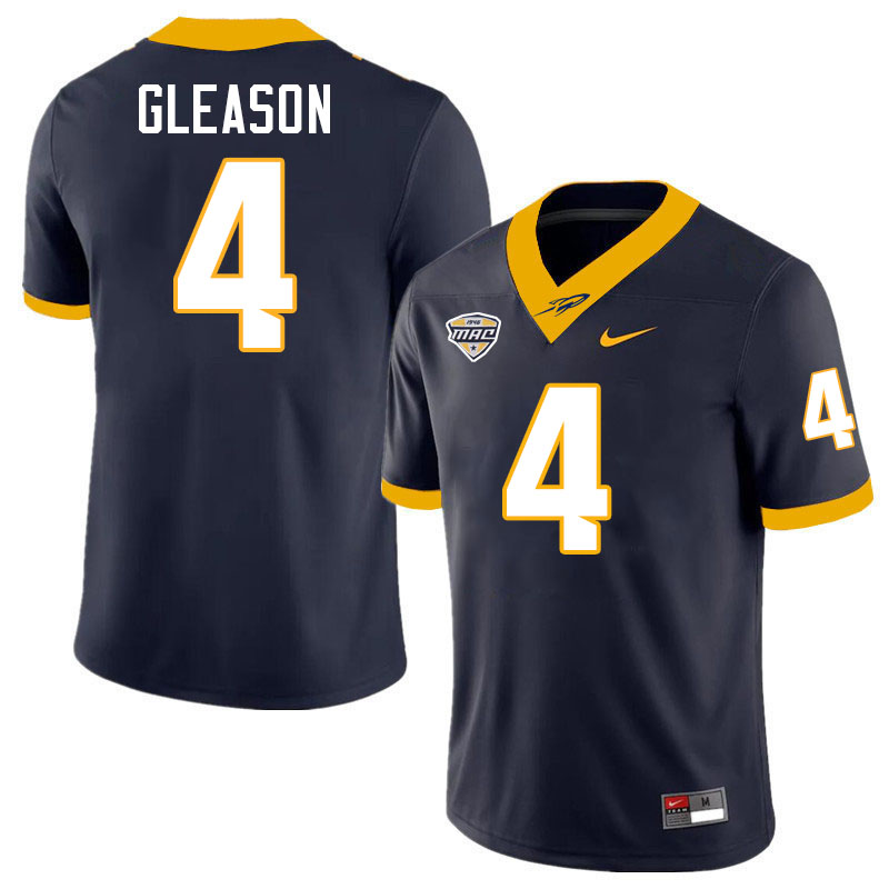 Tucker Gleason Toledo Jersey,Toledo Rockets #4 Tucker Gleason Jersey Youth College-Navy